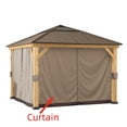thumbnail image 2 of Sunjoy Universal Curtains for 9 ft. × 9 ft. Wood-Framed Gazebos, 2 of 4