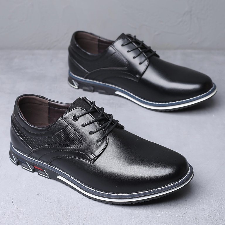 leather dress tennis shoes Dress Sneakers for Men: Elevate Your Style