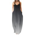 thumbnail image 1 of Robe Boho Décontractée pour Femmes Sans Manches d'Été et Robe Maxi Longue avec Poches, 1 of 4