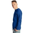 thumbnail image 2 of Hanes Long Sleeve Men T-Shirt 2-Pack Beefy-T Crewneck Soft Cotton Full Cut S-3XL, 2 of 3