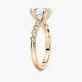 thumbnail image 2 of 1ct-2.5ct Amore Vintage Engagement CVD Lab Grown Diamond Ring in 14K Rose Gold, 2 of 6