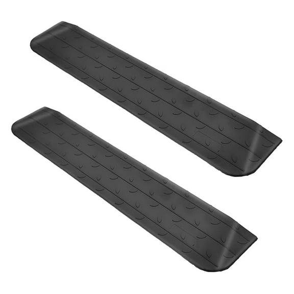 1" High 2 Pack Wheelchair Ramp Rubber Threshold Ramps for Home Doorways, 2200 lbs Weight Capacity, Non-Slip Surface for Wheelchair,Strollers,Scooters Home Doorways Use(1" High, 2 Pack)