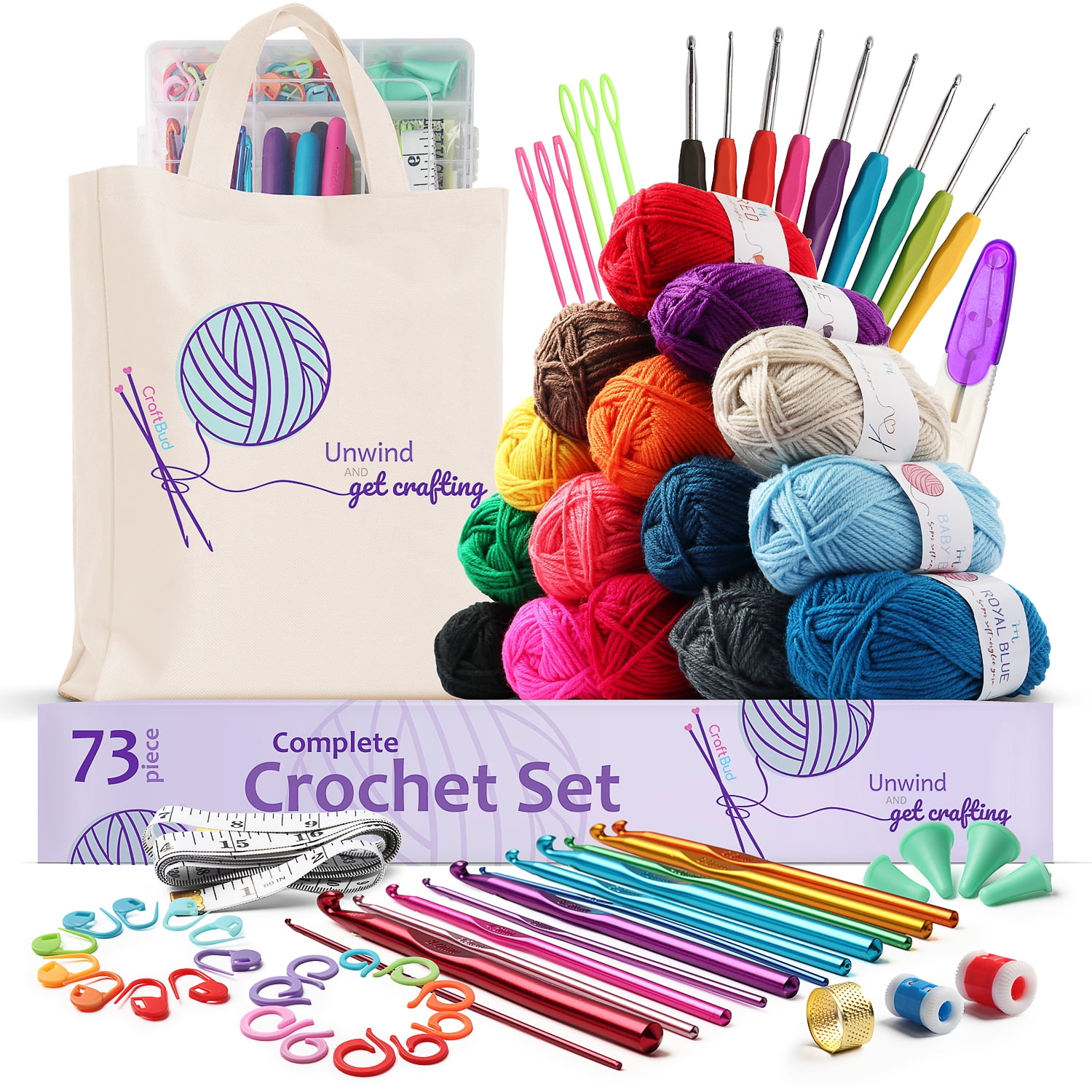Crochet Art Crocheting Kit Ideal For Beginners Crafts Kit Kids Childs Toys Games 