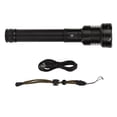 thumbnail image 1 of LED Flashlight with COB USB Charging Zoomable Telescopic Flashlight Red White Portable Light, 1 of 22