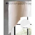 thumbnail image 3 of Brown Ombre Kitchen Swag Valances for Windows, Farmhouse Modern Art Swag Valances Curtains for Living Room, Rod Pocket Window Treatments for Bathroom, Bedroom, Cafe, 56"x36", 3 of 6