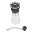 thumbnail image 1 of Molinillo De Café Manual, Molino De Café De Manivela De Molienda Fina Uniforme De Acero Inoxidable De Vidrio Para Exteriores, 1 of 8
