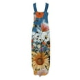 thumbnail image 5 of Longue Robe d'Été Robe Décontractée Design d'Été pour Femmes Robe Longue Sans Manches à Col Suspendu Col en V Robes Petites en Liquidation, 5 of 5