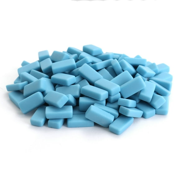 Milltown Merchants Matte 0.8" Mosaic Tile Pieces - Hawaiian Blue - 1 Pound