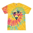 thumbnail image 1 of Wild Bobby, Surfing Van at the Beach Sunset Paradise, Streetwear, Tie-Dye Tees, Aurora, Large, 1 of 3