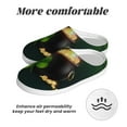 thumbnail image 6 of Kdxio St. Patrick's Day4 Women's Men's Slippers Plush Slip-On House Slipper for Winter Indoor Soft Cushion Non-slip Fluffy Slides Slippers-46/47, 6 of 7
