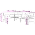 thumbnail image 4 of vidaXL 2 Piece Garden Dining Set Anthracite Steel, 4 of 5