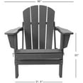 thumbnail image 5 of Paradise 4-Piece Set Folding Adirondack Chair with Coffee Table and Side Table, 5 of 9