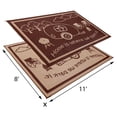 thumbnail image 3 of Ming's Mark RH8117 8' x 11' RV Home Mat, Brown/Beige, 3 of 7