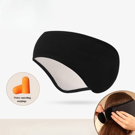 Noise Cancelling Sleep Ear Muffs – Soft Soundproof Earmuffs for Sleeping, Noise Reduction Ear Covers with Comfortable Cotton Cloth Wrap for Studying, Travel, and Relaxation
