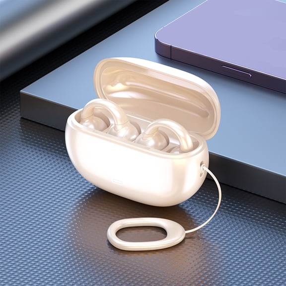 Bluetooth Wireless Headset – Wireless Bluetooth Earphone Earclip With Built-in Battery For 50 Hours And Long Battery Life IPx6 Sports Wearable Earphones