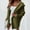 Army Green, variant on Dpytoraw Women Solid Color Hooded Patchwork Batwing Sleeve Open Sweater Knitted Cardigan