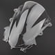 thumbnail image 4 of Deflector de Parabrisas a prueba de viento Macarena para motocicleta 2019 Cro, 4 of 8