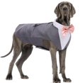thumbnail image 1 of Esmoquin para perro Dora Bridal, grande, con corbatín, traje formal, 1 of 8
