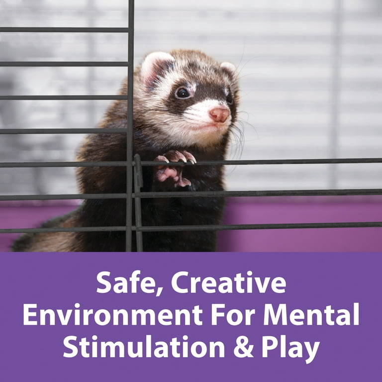 Kaytee My First Home Deluxe Multi-Level Habitat with Casters for