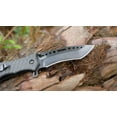 thumbnail image 6 of Camillus G-Hammer 7.85" Pocket Folding Knife, Carbonitride Titanium Coated D2 Steel Drop-Point 3.5" Blade, Glass-Filled Nylon Handle, Black, 6 of 22