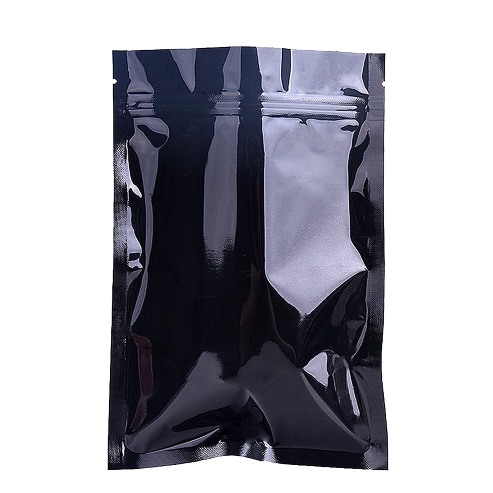 Details about   100 pcs Clear/Black Mylar 4" x 6" Stand Up Pouch Zip Lock Smell Proof Bags 