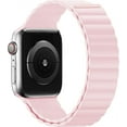 thumbnail image 3 of Magnetic Silicone Loop Band Compatible with Apple Watch Bands 38mm 40mm 41mm 42mm 44mm 45mm, Adjustable Loop Strap Soft Silicone Sport Wrist Band for Apple Watch Series 7 45 mm Series SE 6 5 4 3 2 1, 3 of 6