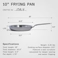 thumbnail image 4 of Made in Italy, 5-layer stainless steel composite professional frying pan, induction compatible, 10-inch, 4 of 5