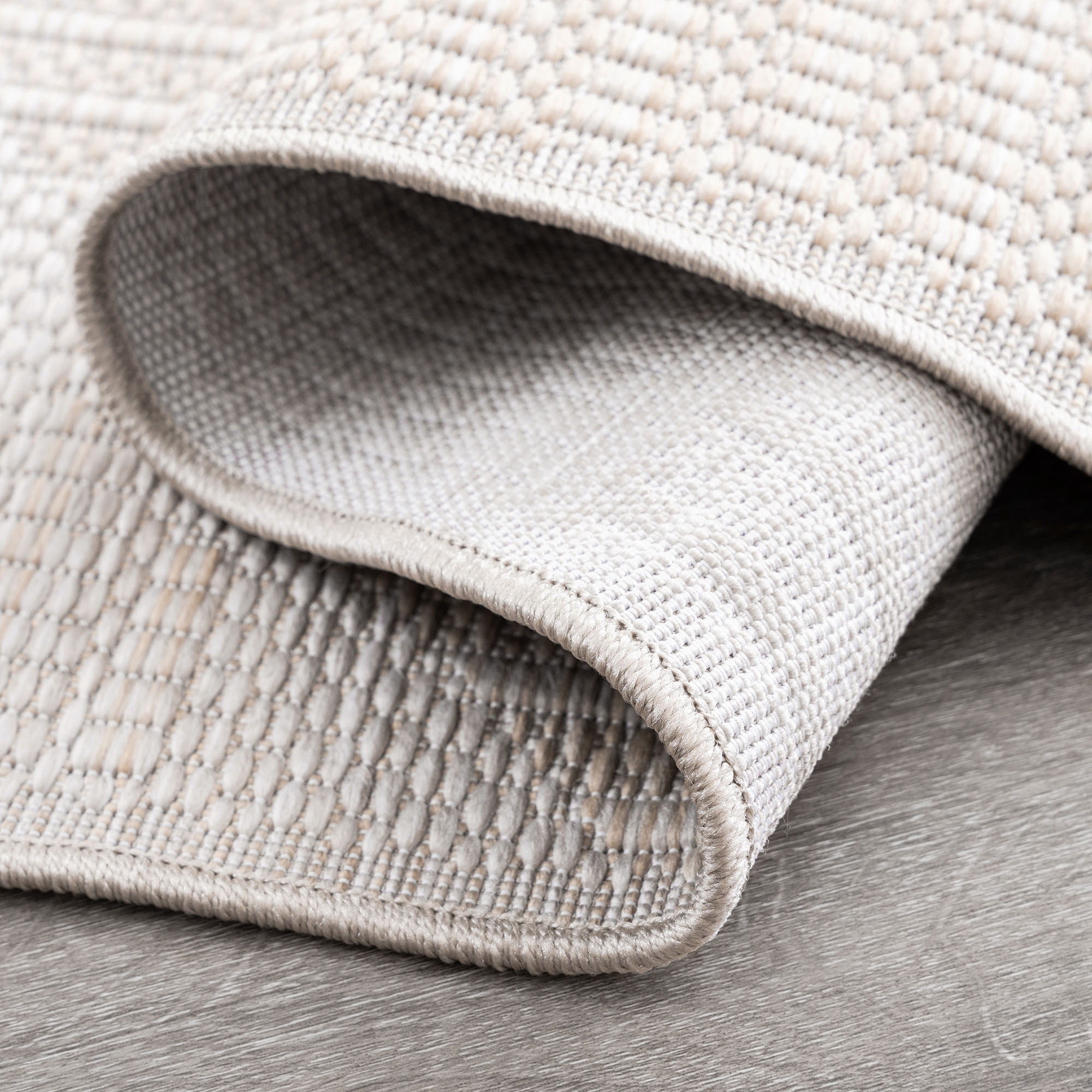 Bliss Rugs Bailey Transitional 5' x 7' Beige and Natural Indoor Outdoor Area Rug