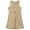 Khaki#83, variant on LIIPEE Girls Dresses Solid Color Sleeveless Round Neck Slim Fit A-Line Sundress Girl Comfort Holiday School Party Dress,Khaki,130