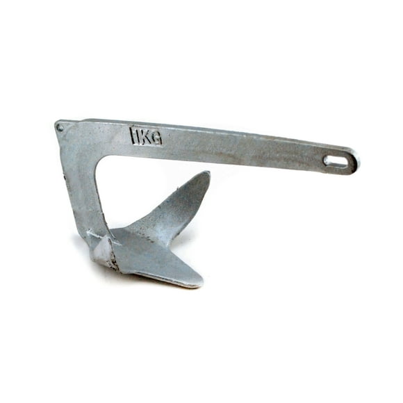 Arado Anchor YakGear ABB Bruce Style, acero galvanizado, 1 kg