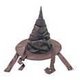 thumbnail image 2 of Sombrero de mago Yinane para Halloween marrón oscuro, 2 of 8