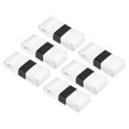 thumbnail image 1 of Unique Bargains 43.3' Non-Slip PU Tennis Racket Overgrip Tape Wraps with Hole White 6 Pack, 1 of 7