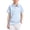 Light Blue -BR46, variant on Dwellite Polo Shirts for Kids Short Sleeve School Uniform Summer Active Striped Tops Back to School 2-13 Years Royal Blue 100
