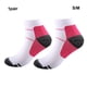 thumbnail image 4 of Minnieouse Calcetines de compresión para mujer, cómodos y de apoyo, de 2 piezas, para aliviar los pies, cómodos de llevar Medias Rosa roja S/M, 4 of 6