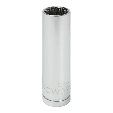 Powerbuilt 3/8 in. Drive x 1/2 in. 12 Point SAE Deep Socket - 940046