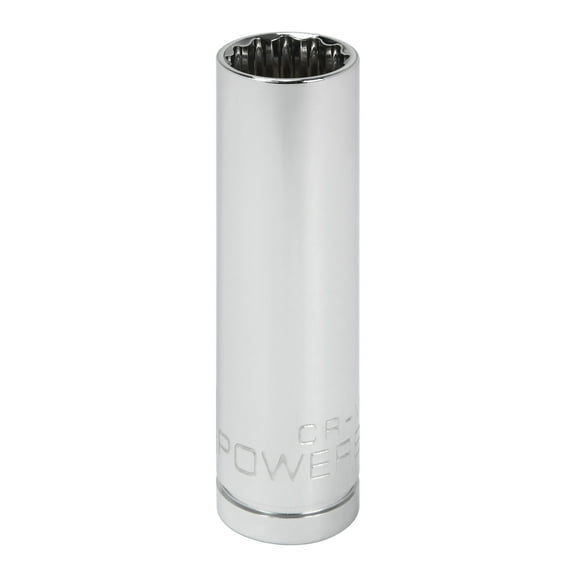 Powerbuilt 3/8 in. Drive x 1/2 in. 12 Point SAE Deep Socket - 940046
