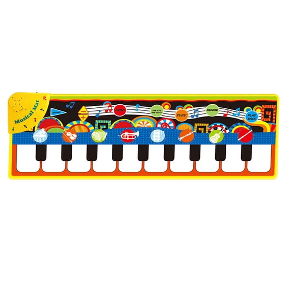 Música Electrónica Piano Mat Multifunción 8 Instrumentos Modo Música Alfombra Juguete Educativo Niños Chico Methold FN002301-00