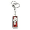 thumbnail image 2 of Essential Oil Diffuser Key Ring, Stainless Steel Aroma Oil Keychain Portable  Leaf Pattern  For Work G0304,G0402, 2 of 8