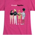 thumbnail image 3 of Barbie - Stronger Together - Toddler And Youth Girls Short Sleeve Graphic T-Shirt, 3 of 5