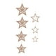 thumbnail image 1 of Wosthever 7 piezas de decoraciones de estrellas, colgantes de estrellas colgantes ahuecados, adornos decorativos para festival de actividades, Kits de decoración para fiestas champán, 1 of 6