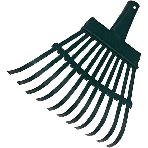 11 Tine Small Rake Head 10.63" Great for Reaching Little Nooks & Crannies