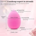 thumbnail image 3 of 12 Pieces Professional Makeup Sponge Set,Latex Free Flawless Soft Setting Face Puffs,Multicolor Beauty Sponge Blender Cosmetic Applicator for Powder,Liquid,Facial Makeup Tools, 3 of 6