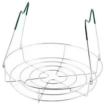 11 Inch Canning Jar Rack Stainless Steel - Folding Steamer Rack for Water Bath Canner, Holds 8 Pint Jars, for Regular/Wide Mouth Mason Jars & Ball Jars