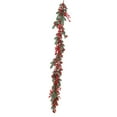 thumbnail image 3 of Christmas Wreath Artificial Flower Branch Red Berries Wreath Wall Hanging Front Door Wreaths for Xmas Party Indoor A, 3 of 8