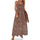 thumbnail image 1 of Vestido sin mangas con estampado de tigre de Bengala, color naranja y negro, con estampado animal, vestido de verano para mujer , atuendo de festival para mujer, 1 of 7
