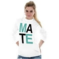 thumbnail image 3 of Matching Set for Couples Soul Mates Plus Size Long Sleeve Graphic Tee Shirt Brisco Brands 3X, 3 of 6