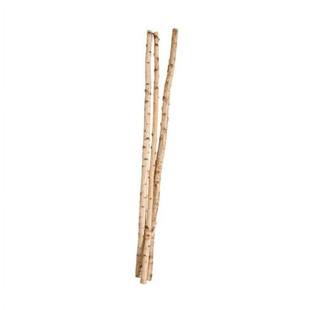 Vickerman 15" - 2" x 72" Natural Birch Pole Set.