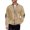 Khaki, variant on QHFBli Men's Field Jacket Men's Corduroy Blend Longline Casual Jacket Winter Warm Stand Collar Coat With Button Closure For Outdoor Daily Wear