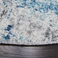 thumbnail image 3 of SAFAVIEH Aston Mackenzie Abstract Area Rug, Light Blue/Gray, 5'3" x 5'3" Round, 3 of 10