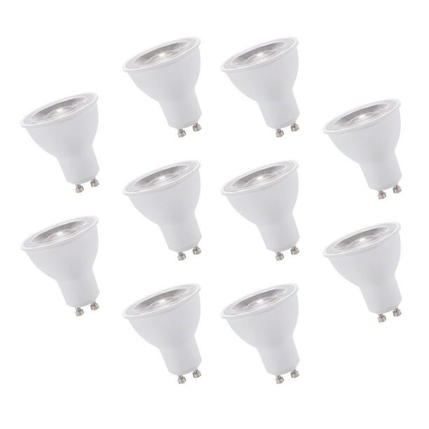 Moyic 10x GU10 7W foco LED 500 lúmenes 38 grados 220V foco lámpara de techo bombilla equivalente a 56 W halógeno Hotel decoración del hogar Iluminación y accesorios Blanco cálido Moyic HA045708-01